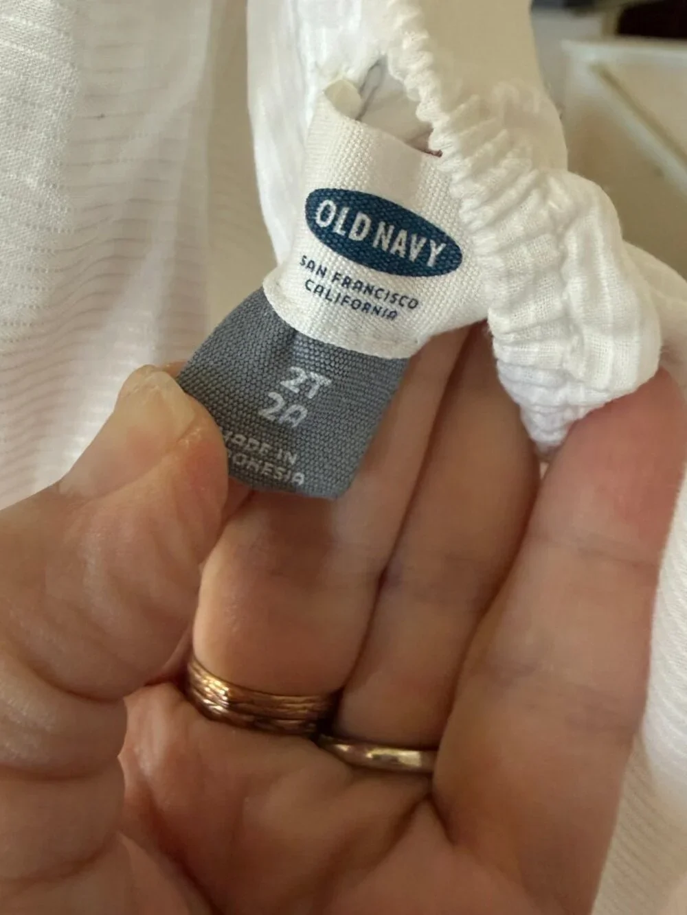 Bundle of Old Navy Girls Halter Dresses - white